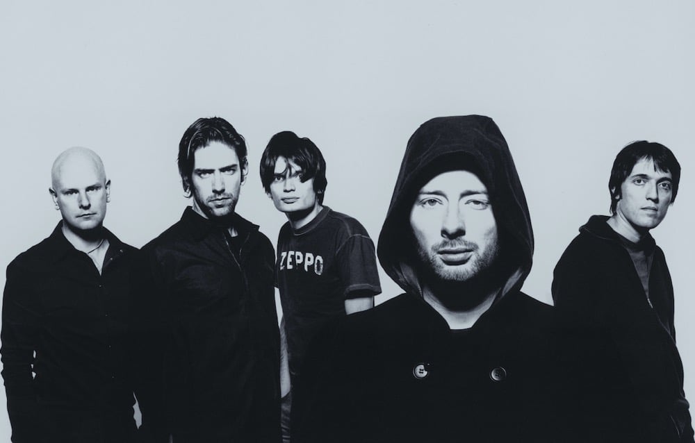 Radiohead, foto di Tom Sheehan