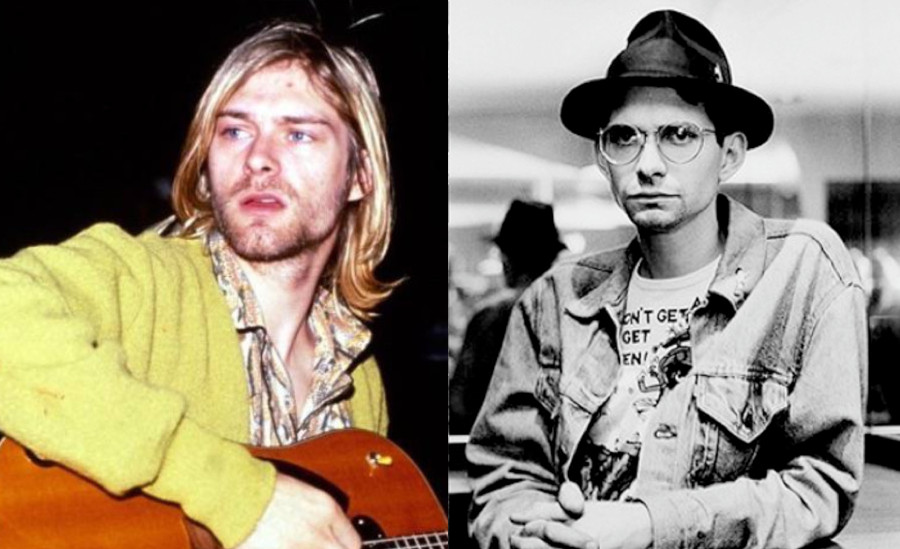 Kurt Cobain dei Nirvana e Steve Albini