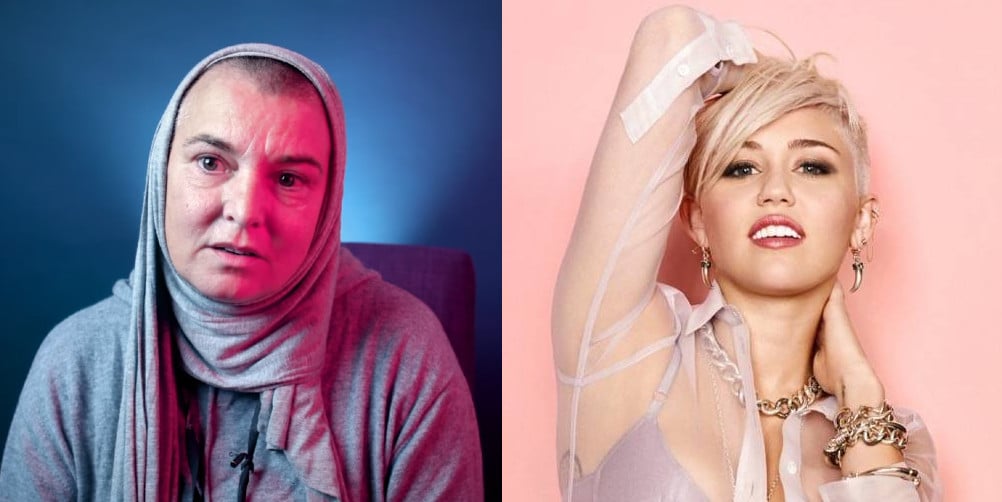 Sinéad O'Connor e Miley Cyrus