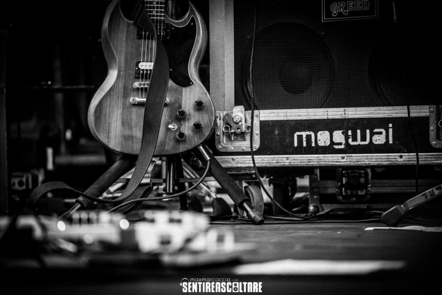 Mogwai, Auditorium Parco della Musica, foto di Max Marcoccia (2018), live, pubblico, chitarra