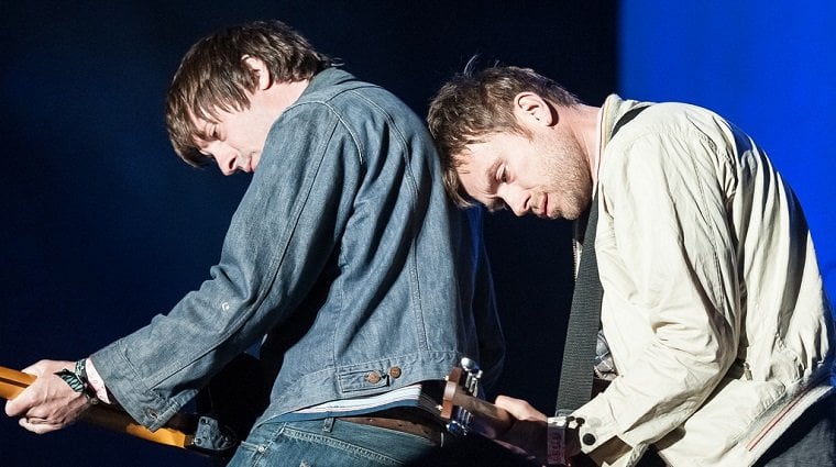 Damon Albarn e Graham Coxon dei Blur