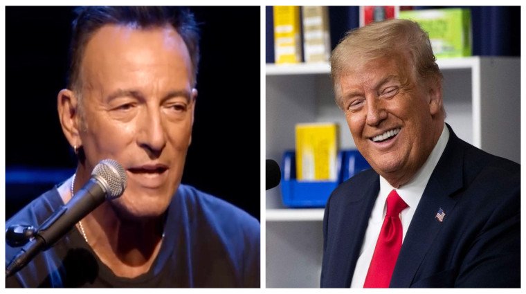 Bruce Springsteen e Donald Trump