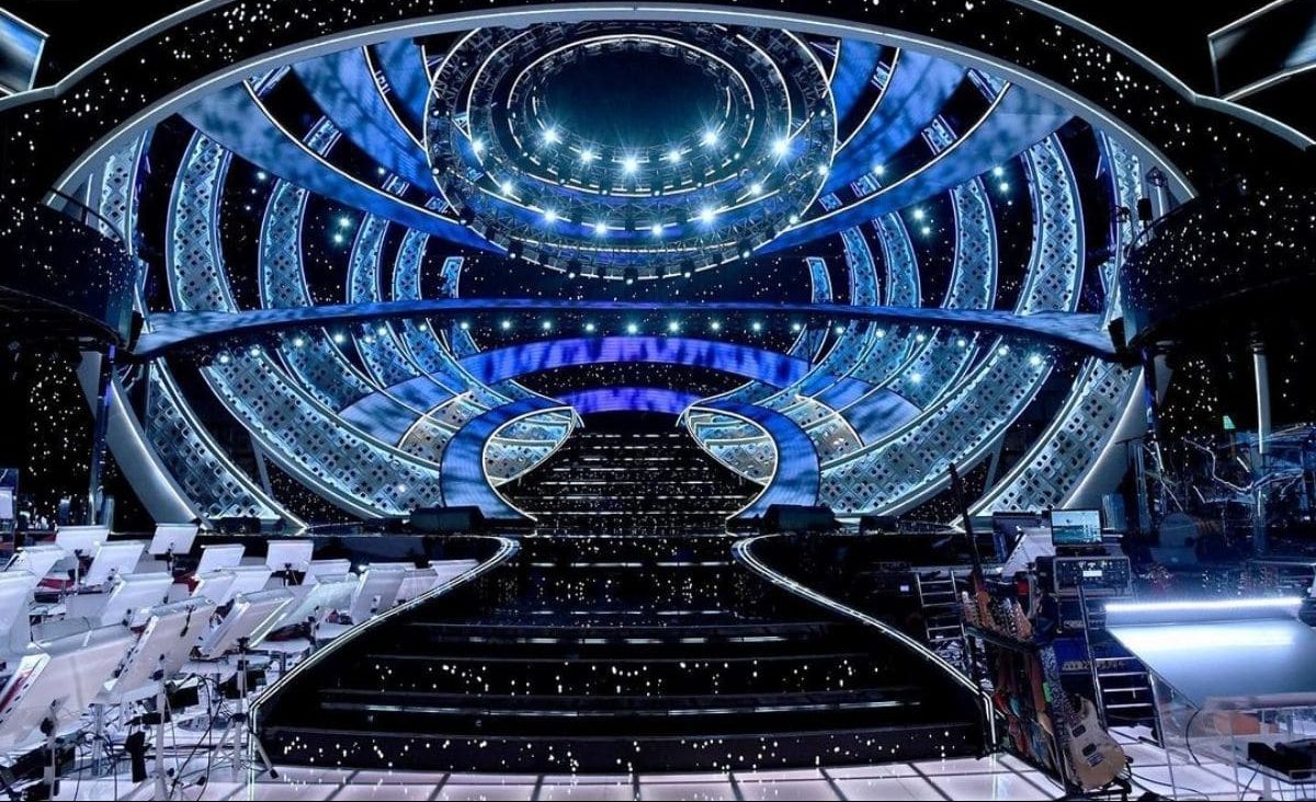 Il palco dell'Ariston, Sanremo 2022