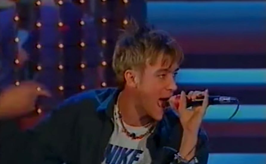 Damon Albarn a Sanremo 1996