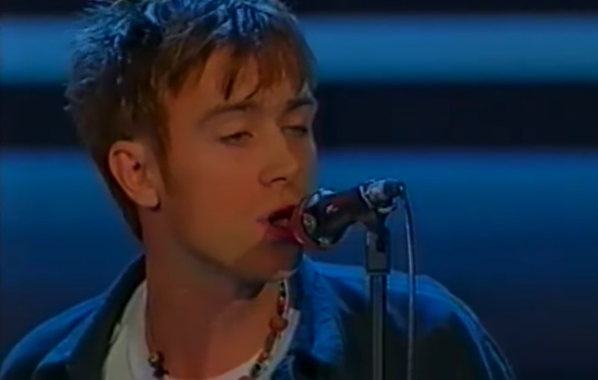 Damon Albarn a Sanremo 1996
