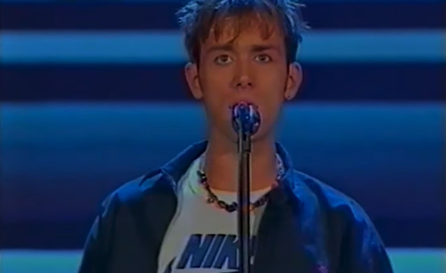 Damon Albarn a Sanremo 1996