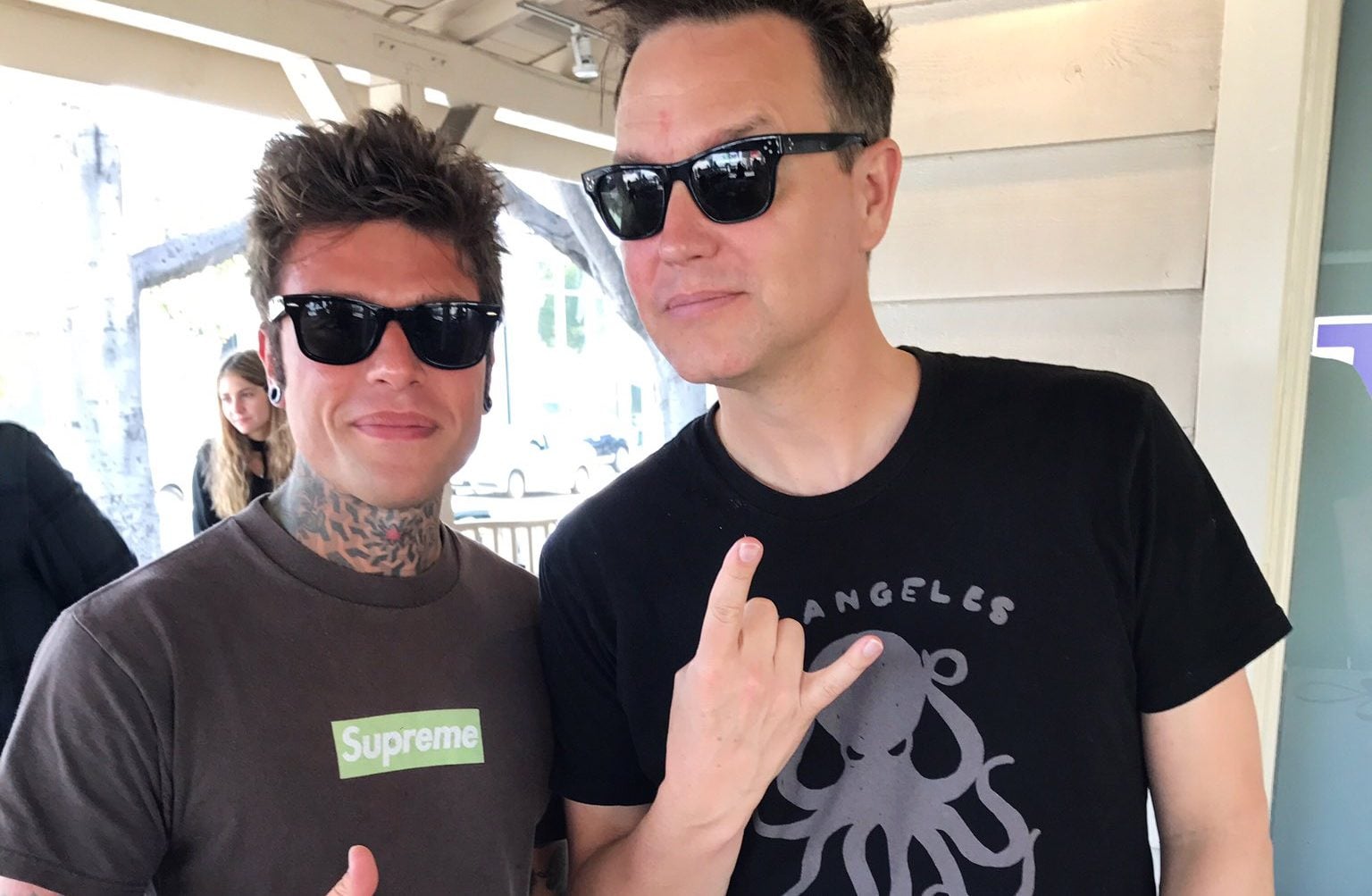 Fedez e Mark Hoppus