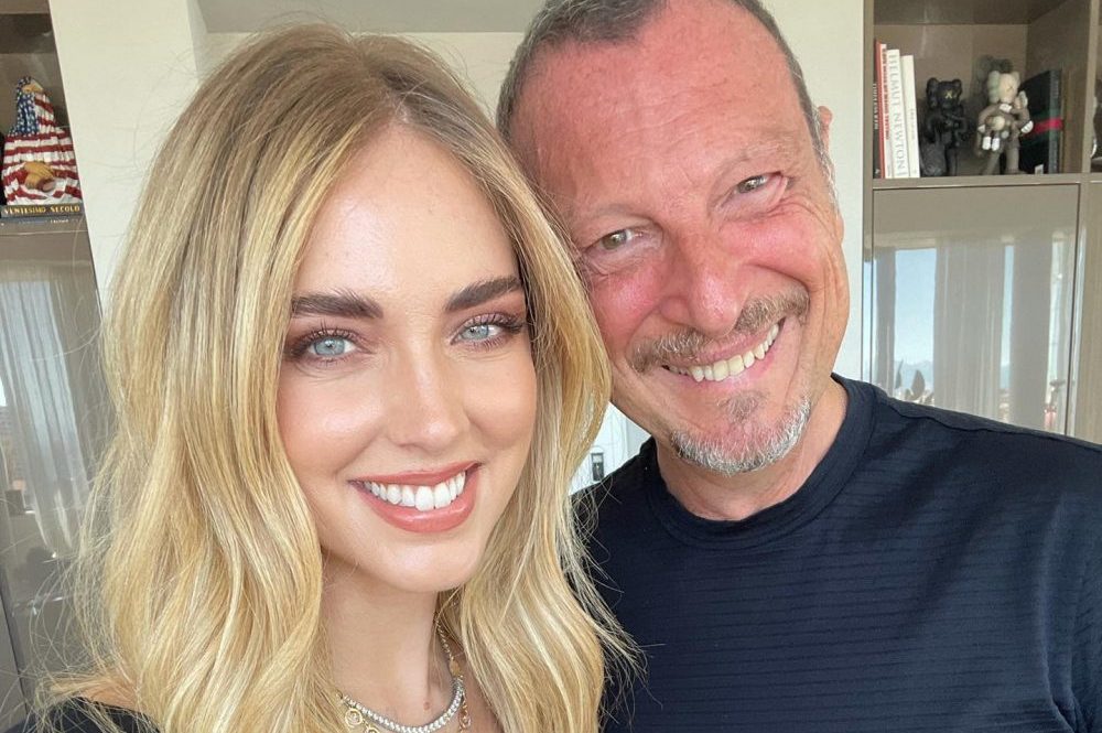 Chiara Ferragni e Amadeus
