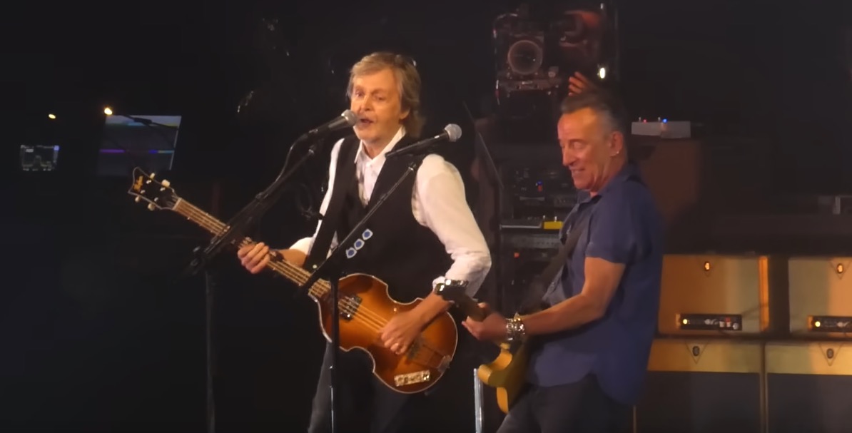 Paul McCartney e Bruce Springsteen