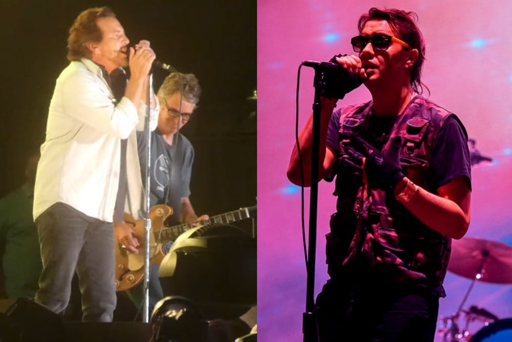 Julian Casablancas e Eddie Vedder