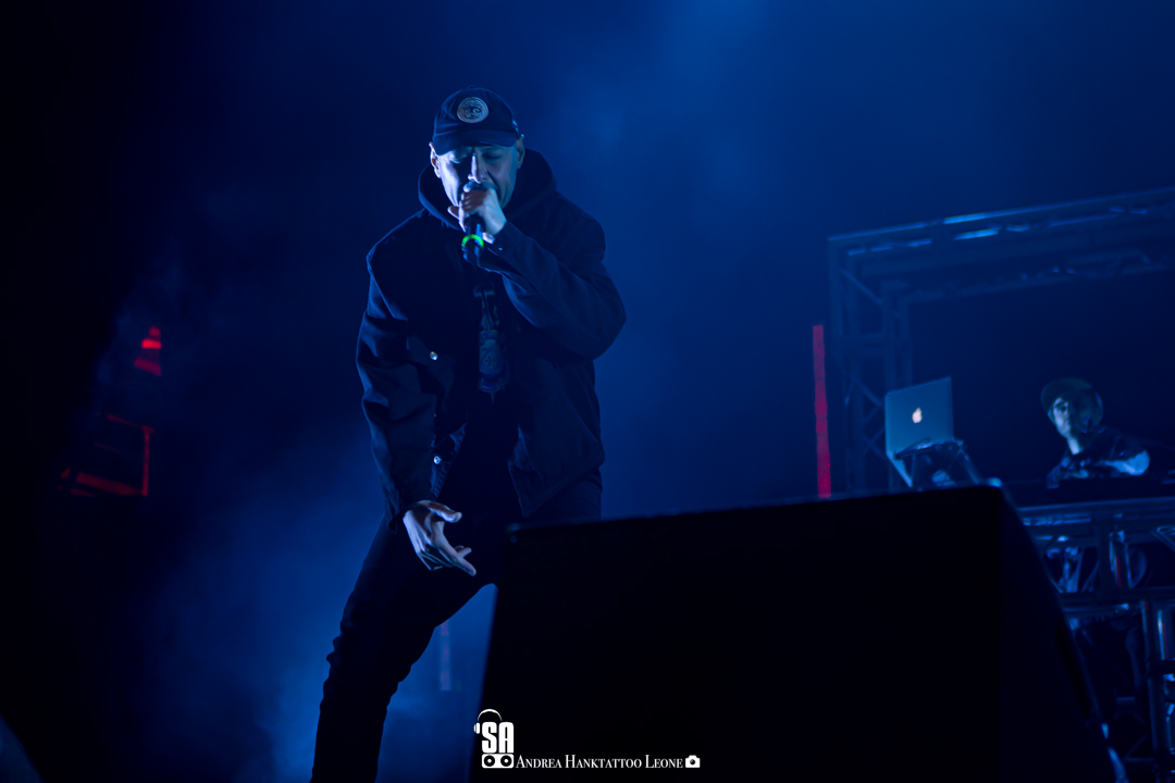 Fabri Fibra live al Carroponte si Sesto San Giovanni, foto di Andrea Leone.(2022)