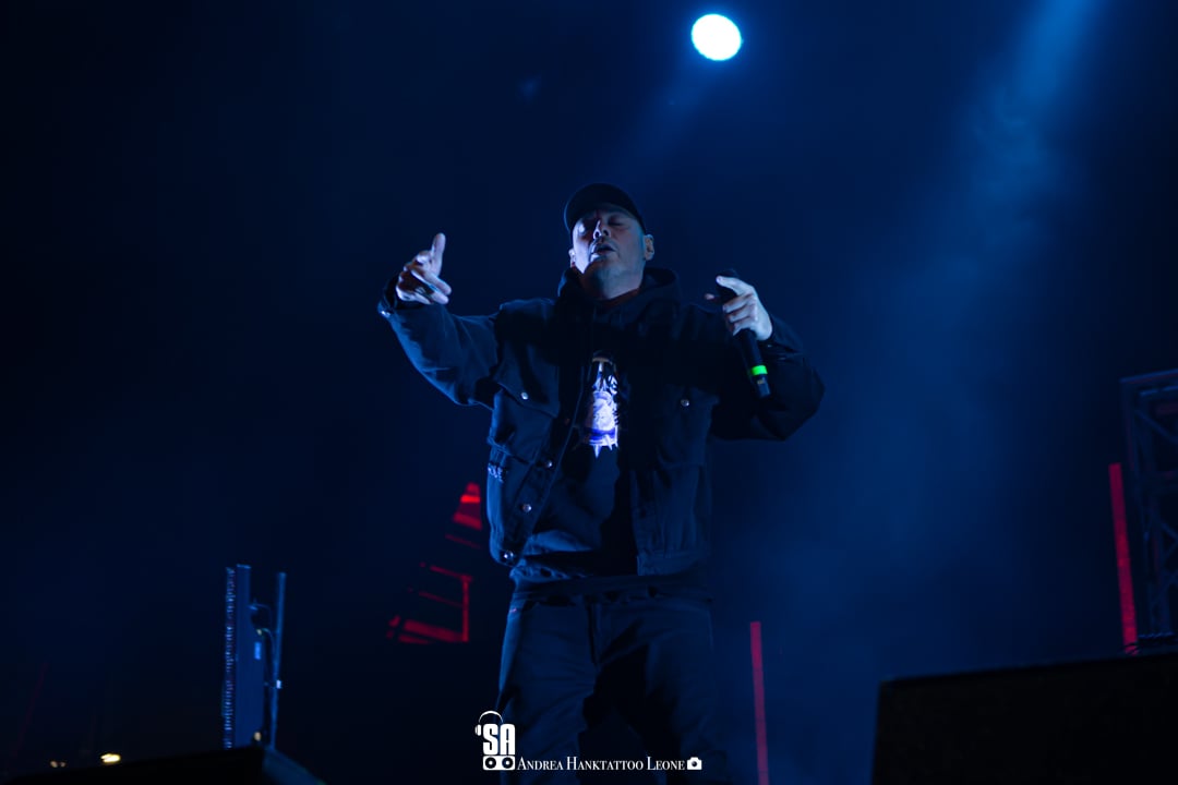 Fabri Fibra live al Carroponte si Sesto San Giovanni, foto di Andrea Leone.(2022)