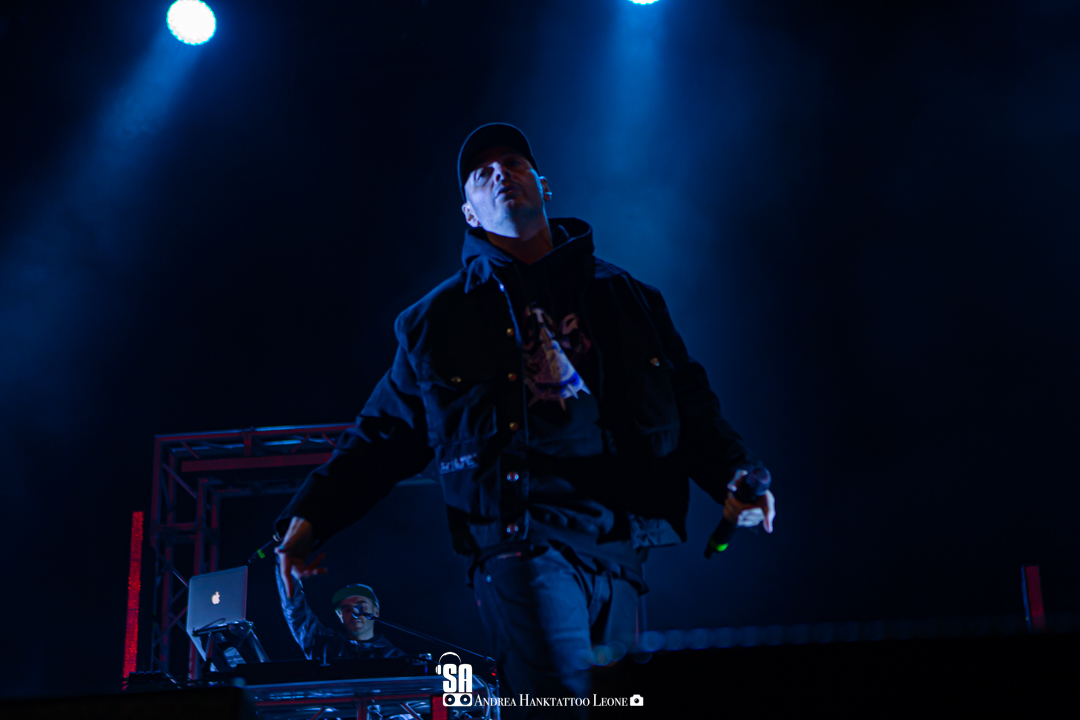 Fabri Fibra live al Carroponte si Sesto San Giovanni, foto di Andrea Leone.(2022)