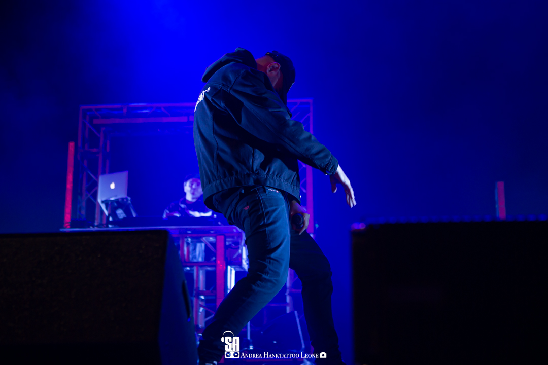 Fabri Fibra live al Carroponte si Sesto San Giovanni, foto di Andrea Leone.(2022)