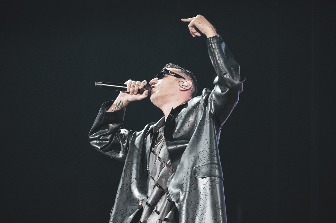 Marracash live al Pala Alpitour di Torino, foto di Alessandro Brosio (2022)