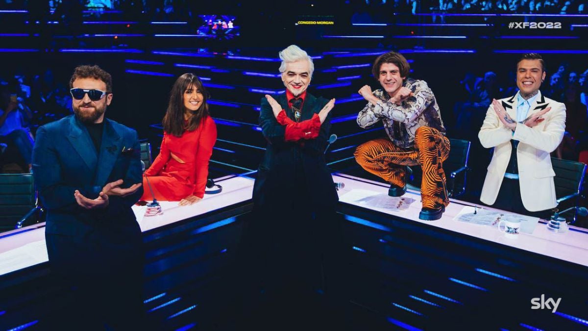 Morgan e la giuria di X Factor 2022