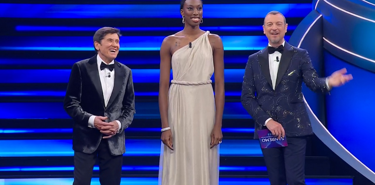 Gianni Morandi, Paola Egonu, Amadeus