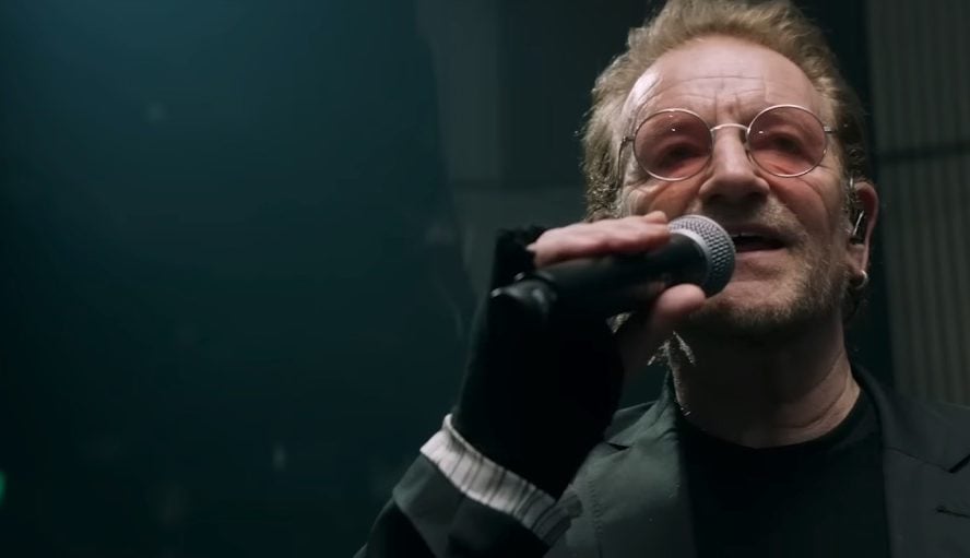 Bono in “A Sort of Homecoming with Dave Letterman”