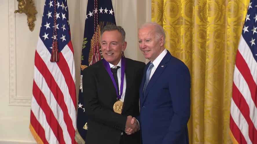Bruce Springsteen e Joe Biden