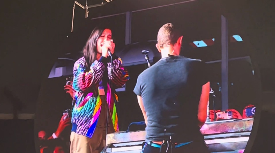 Elisa e Chris Martin dei Coldplay