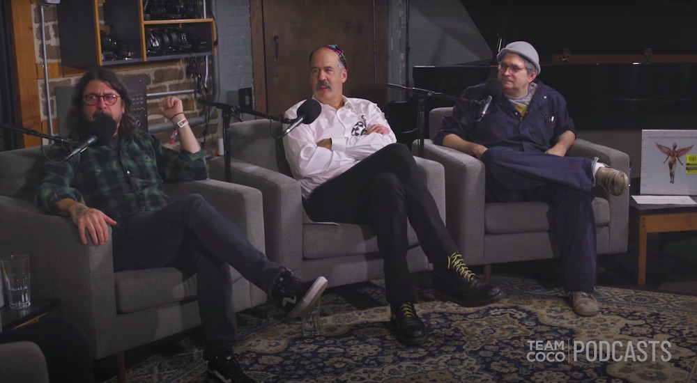 Dave Grohl, Krist Noveselic, e Steve Albini