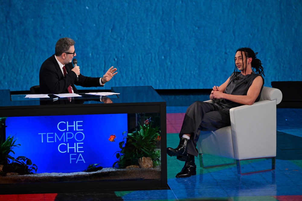 Ghali e Fabio Fazio