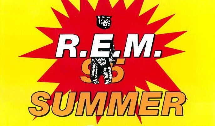 Il poster del concerto di R.E.M. e Radiohead a Catania