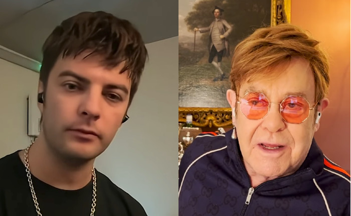 Grian Chatten dei Fontaines D.c. e Elton John