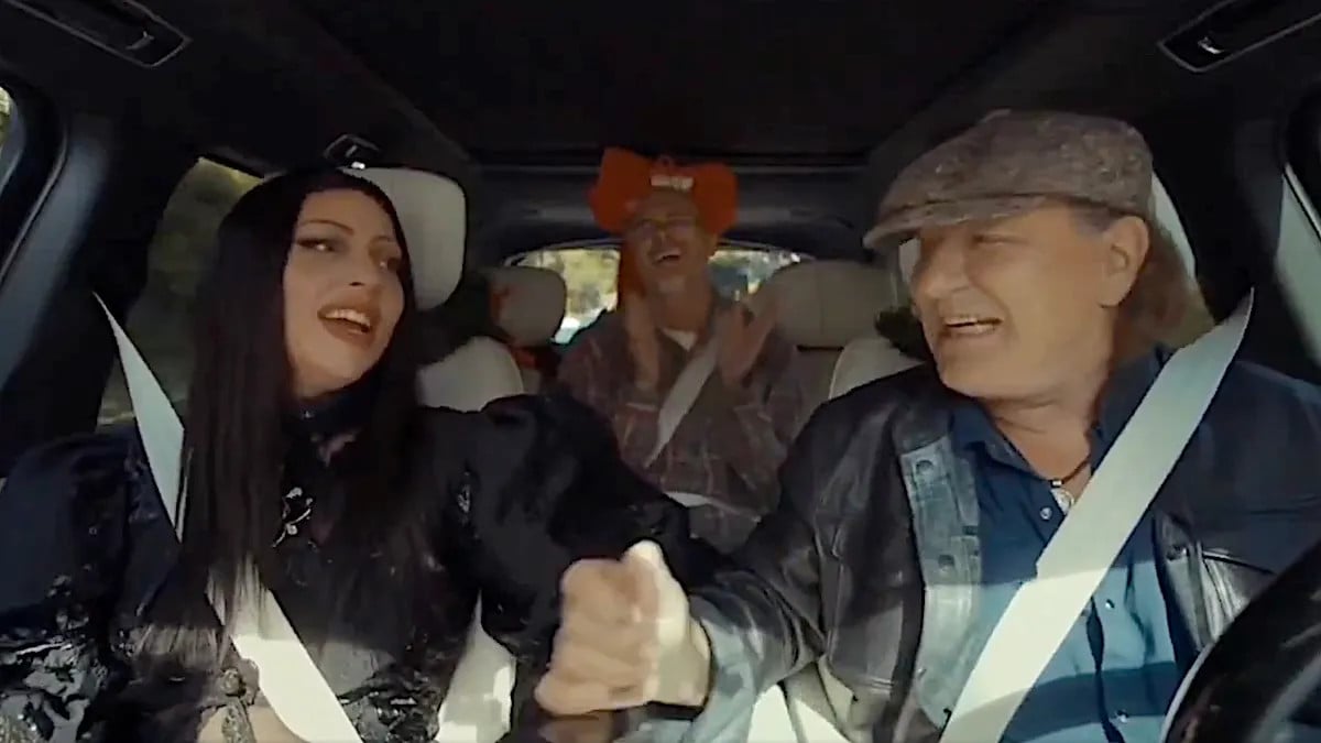 Lady Gaga e Brian Johnson degli AC/DC