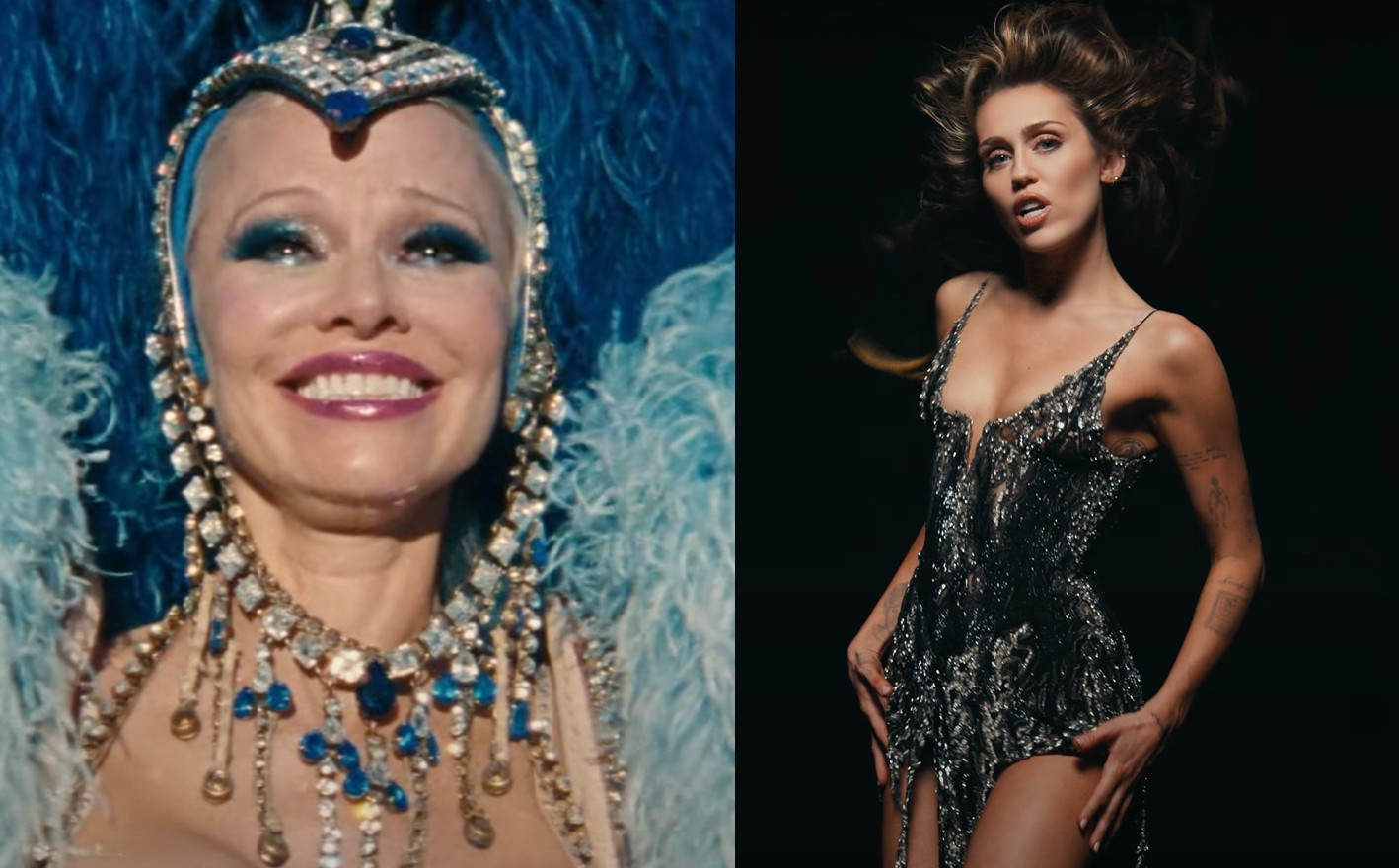 Pamela Anderson e Miley Cyrus