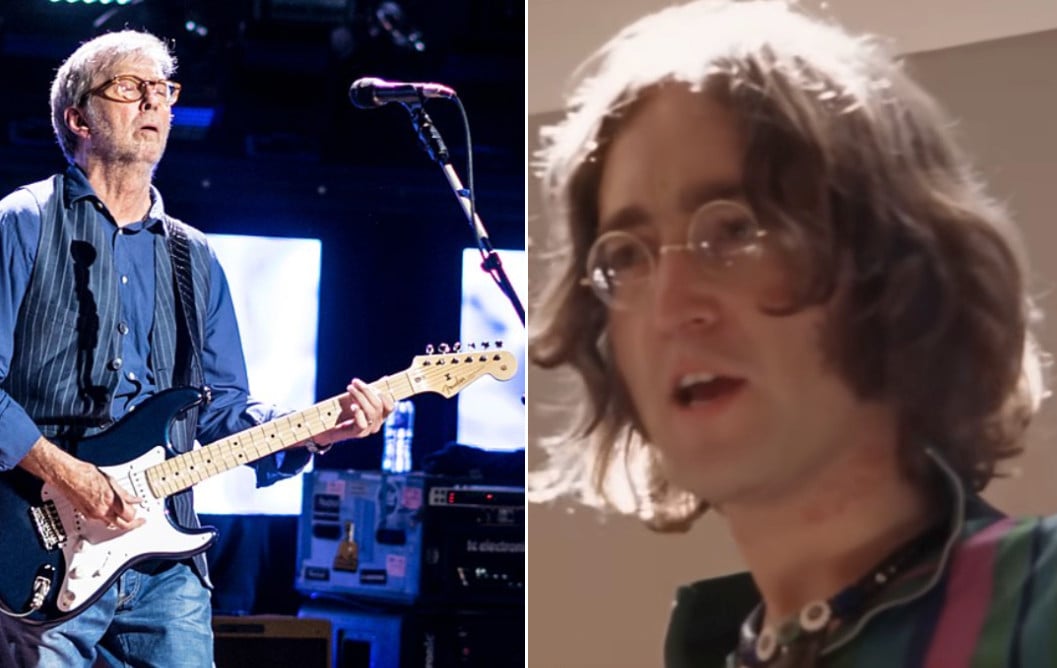John Lennon e Eric Clapton