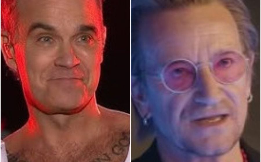 Robbie Williams, Bono
