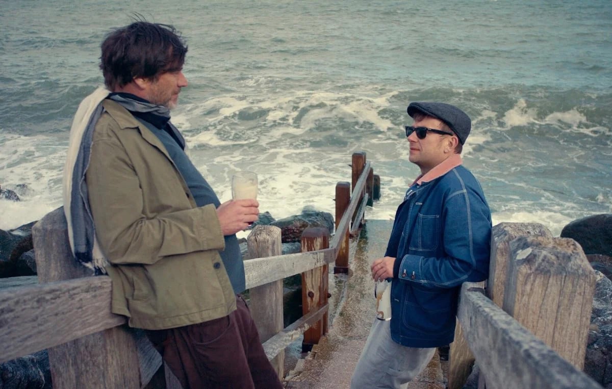 Damon Albarn e Alex Jame dei Blur