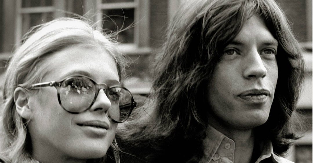 Marianne Faithfull e Mick Jagger