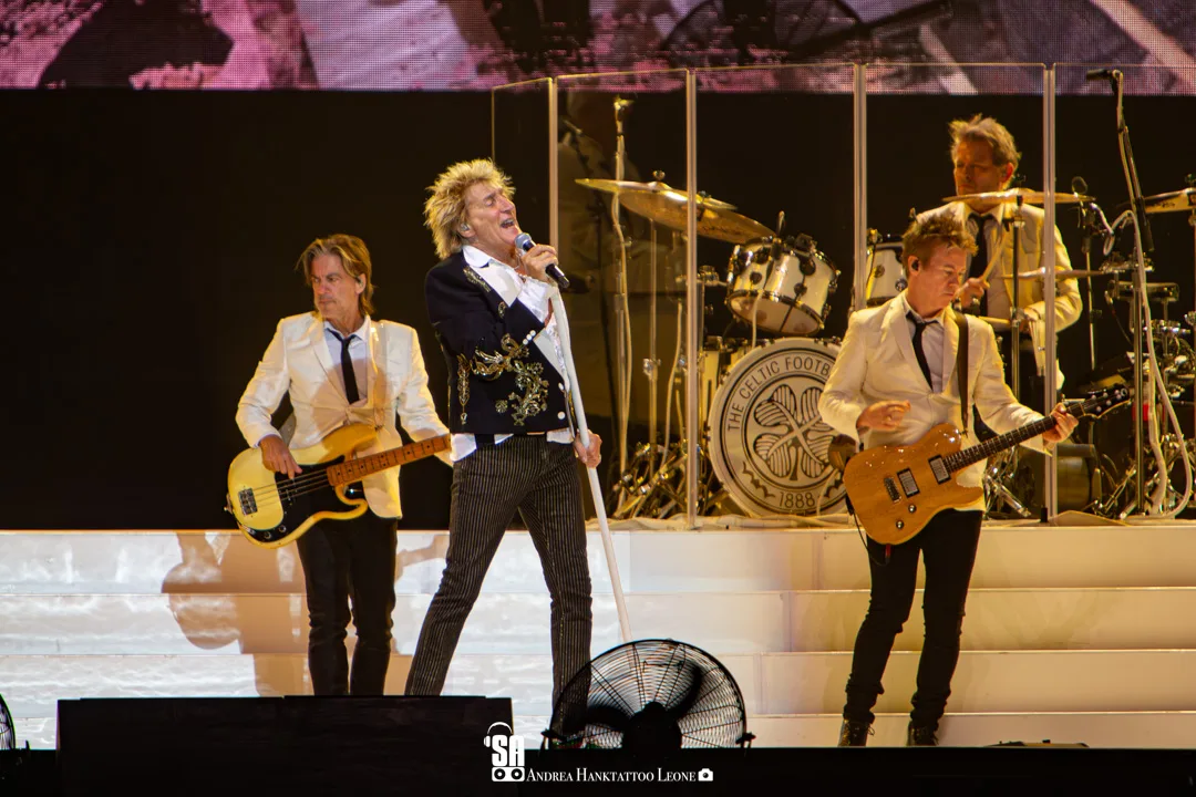 Rod Stewart live all'Unipol Forum di Assago, foto di Andrea Leone (2025)
