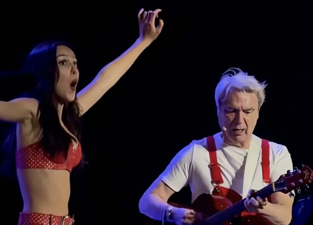 Olivia Rodrigo e David Byrne