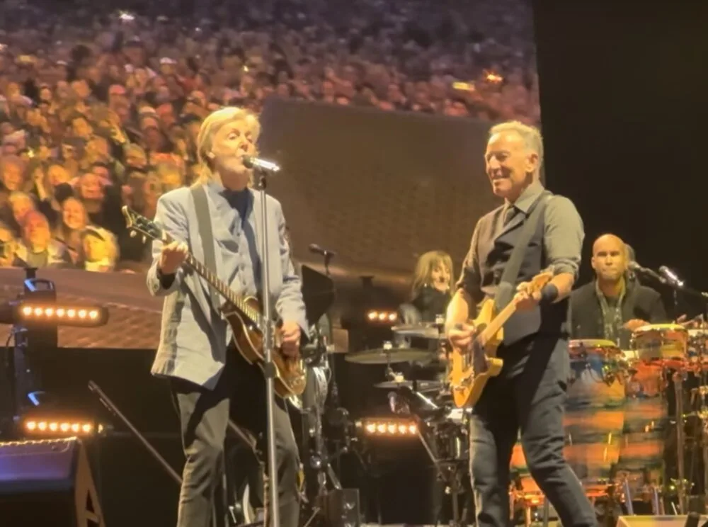 Paul McCartney e Bruce Springsteen