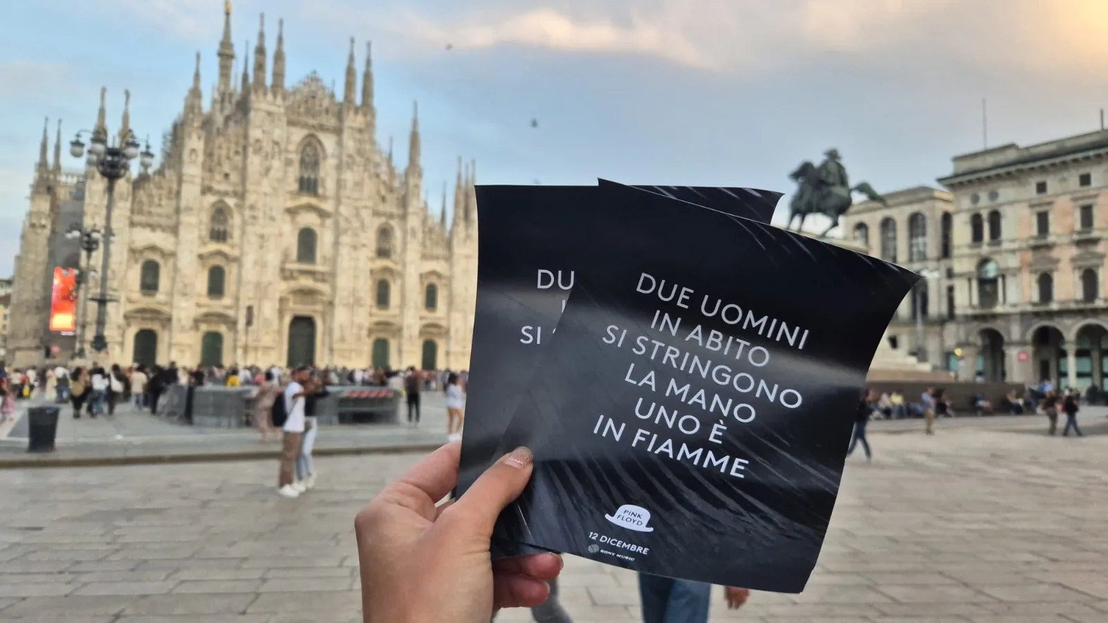 Flyer promozionale di Wish You Were Here 50