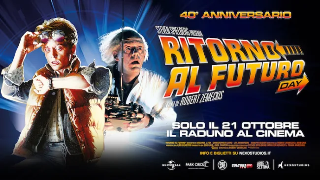 Ritorno al futuro - la locandina per i 40 anni