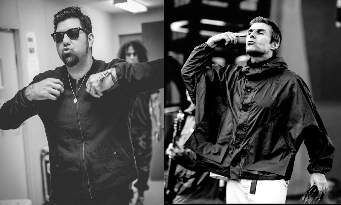 Chino Moreno e Liam Gallagher