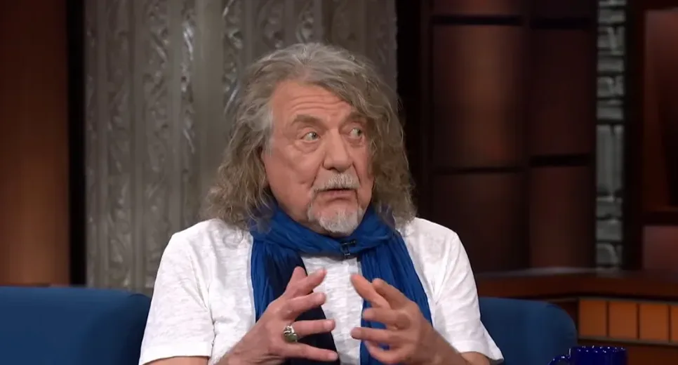 Robert Plant da Stephen Colbert