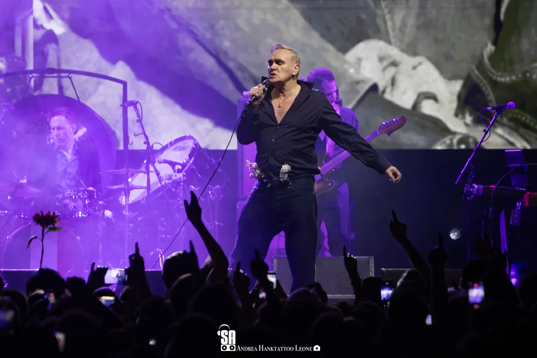 Morrissey live al Fabrique di Milano, foto di Andrea Leone (2026)