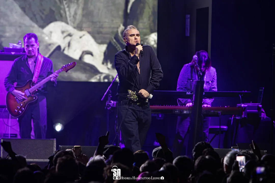 Morrissey live al Fabrique di Milano, foto di Andrea Leone (2026)