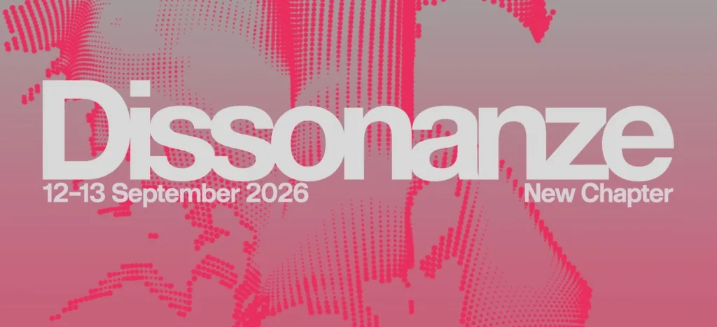 Il poster di Dissonanze Festival 2026