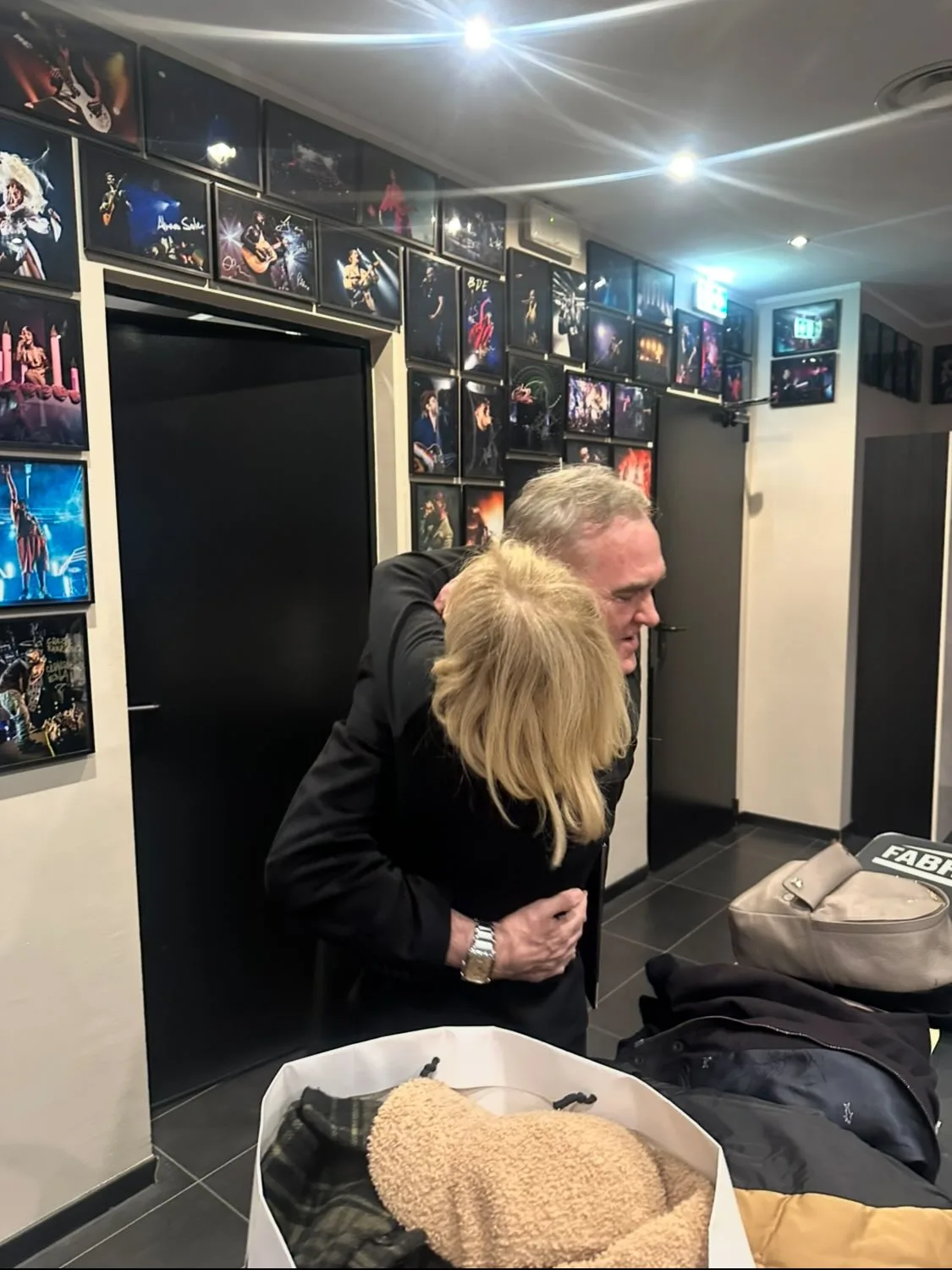 Rita Pavone sul palco con Morrissey