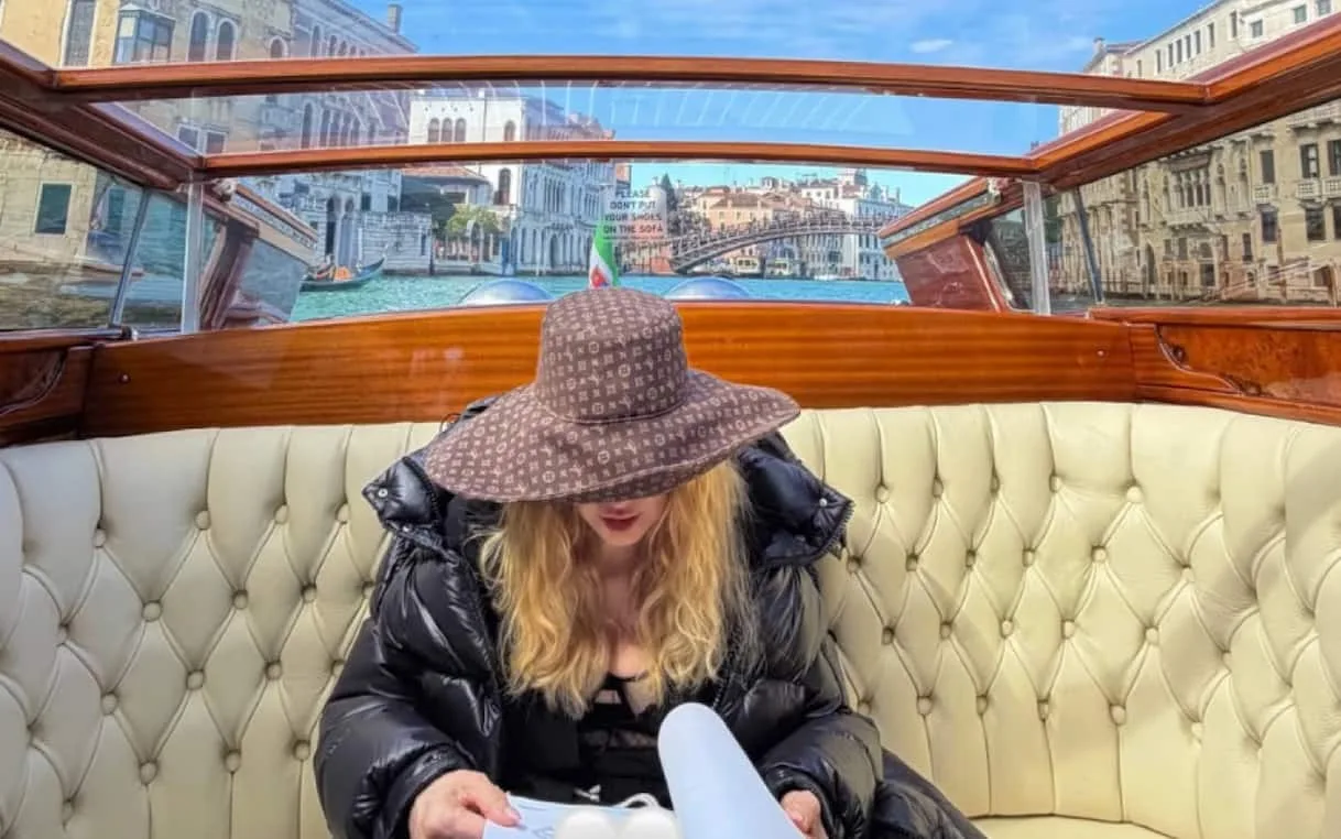 Madonna a Venzia, via Instagram Stories (2026)