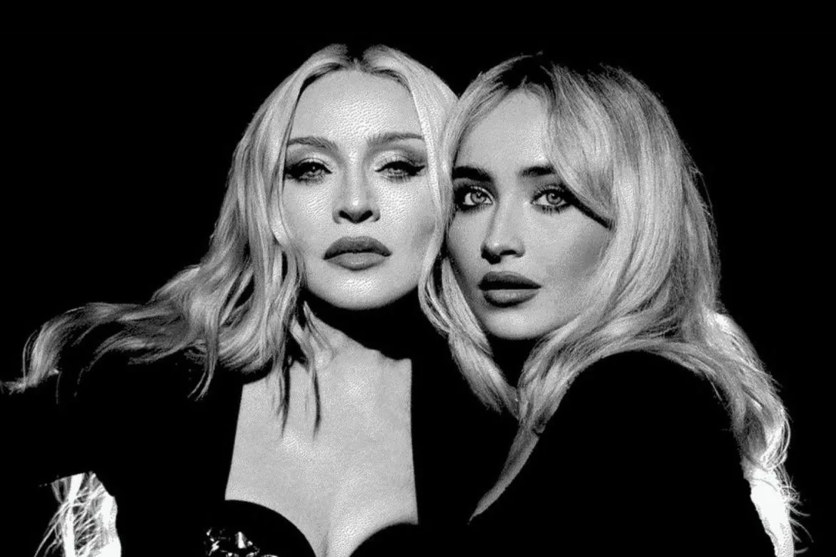 Foto promo di Madonna e Sabrina Carpenter per “Bring Your Love”