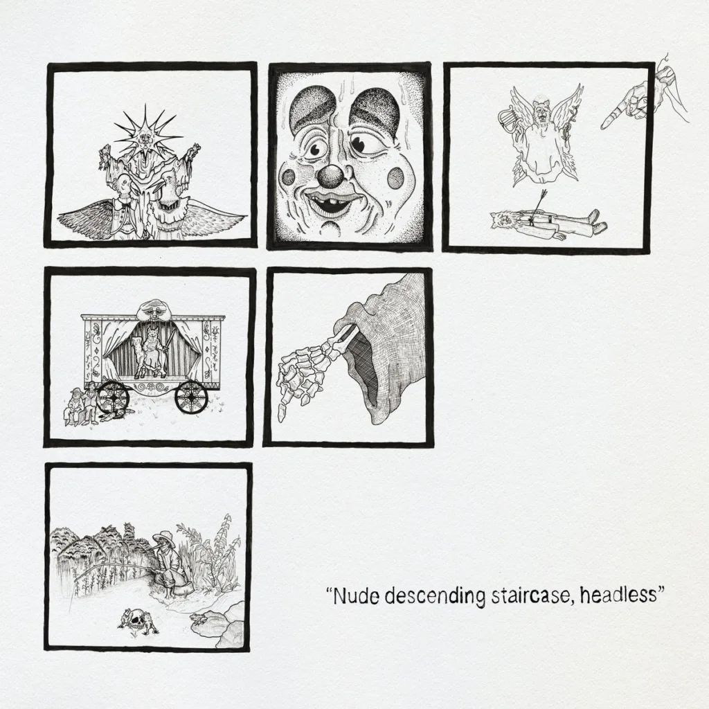 Teen Suicide - Nude descending staircase headless