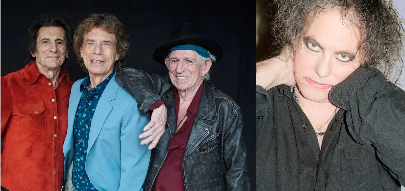 Rolling Stones e Robert Smith dei Cure