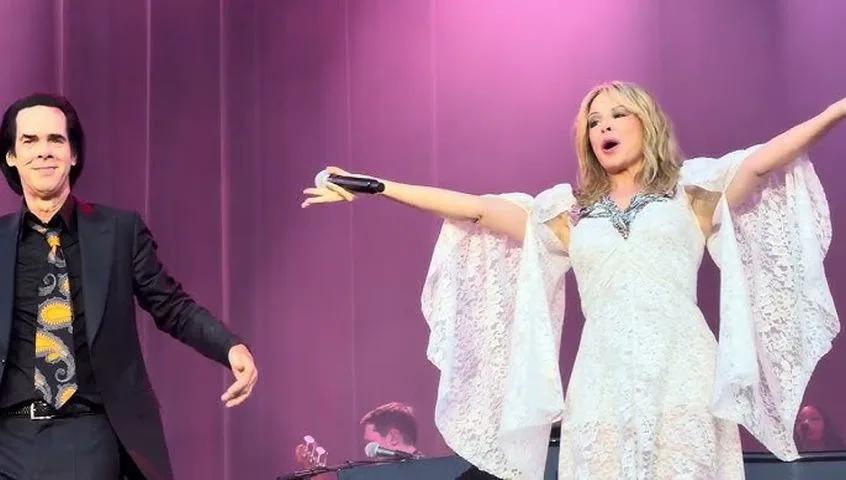 Nick Cave e Kyle Minogue